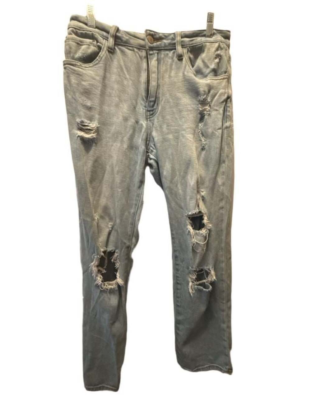 KanCan Signature Relaxed Fit Distressed Light Wash Jeans Size 28 VBK1807A
